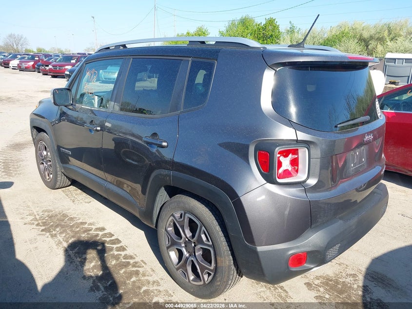 2017 Jeep Renegade VIN ZACCJADB6HPG45527 IAAI salvage auction — VANDALISM, Salvage (Ohio), sold $1,000 on 2026-07-28 (photo 3)