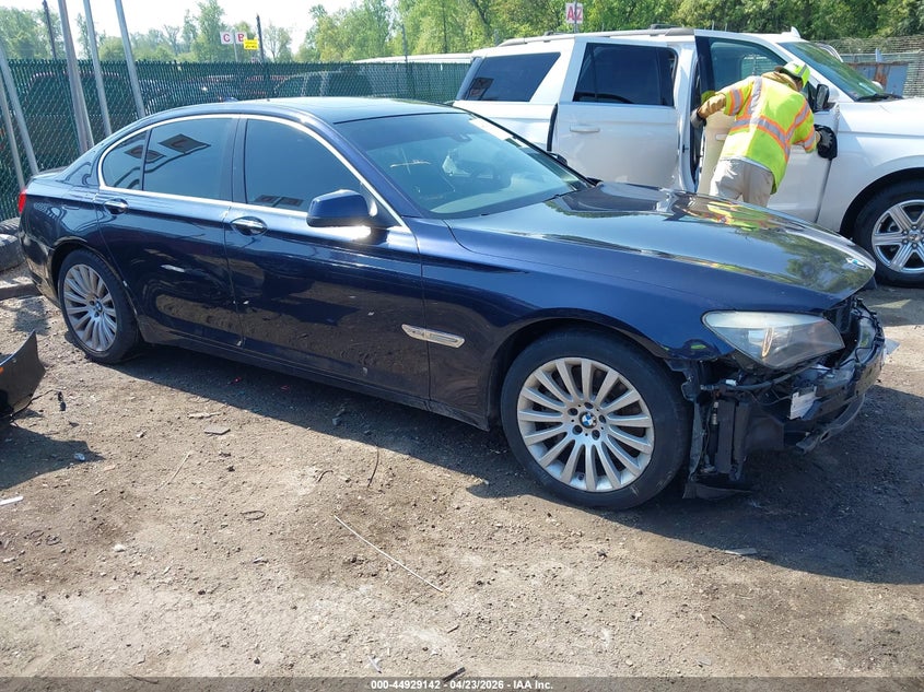 2012 BMW 7er VIN WBAKC6C58CDX99479 IAAI salvage auction — FRONT END, Salvage Title, sold $1,250 on 2026-07-11 (photo 1)