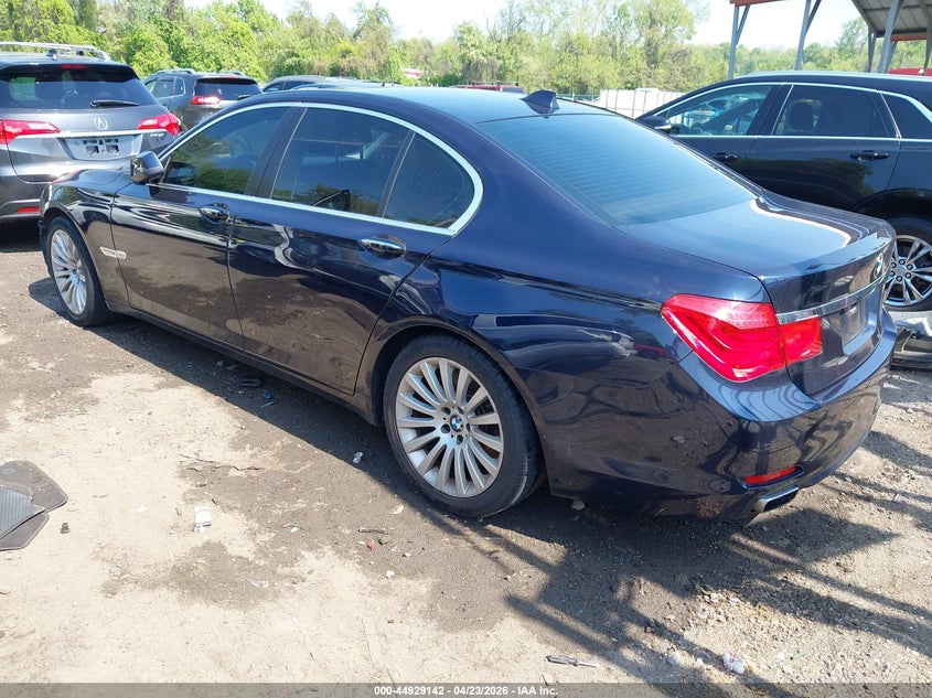 2012 BMW 7er VIN WBAKC6C58CDX99479 IAAI salvage auction — FRONT END, Salvage Title, sold $1,250 on 2026-07-11 (photo 3)