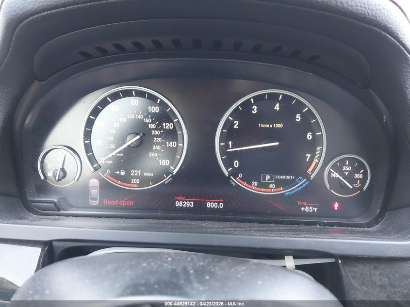 2012 BMW 7er VIN WBAKC6C58CDX99479 IAAI salvage auction — FRONT END, Salvage Title, sold $1,250 on 2026-07-11 (photo 7)