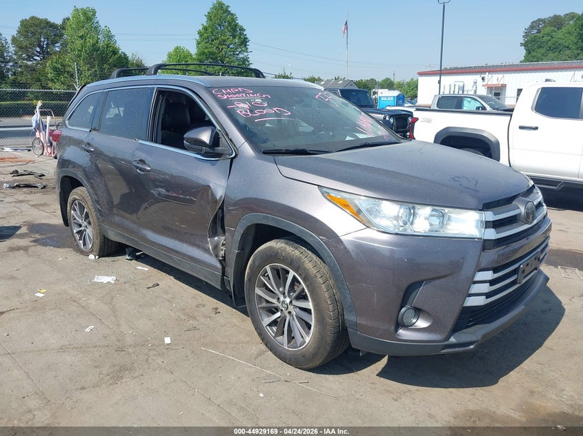 2019 Toyota Highlander VIN 5TDJZRFH6KS581337 IAAI salvage auction — REPOSSESSION, Salvage Title, sold $11,225 on 2026-07-13 (photo 6)