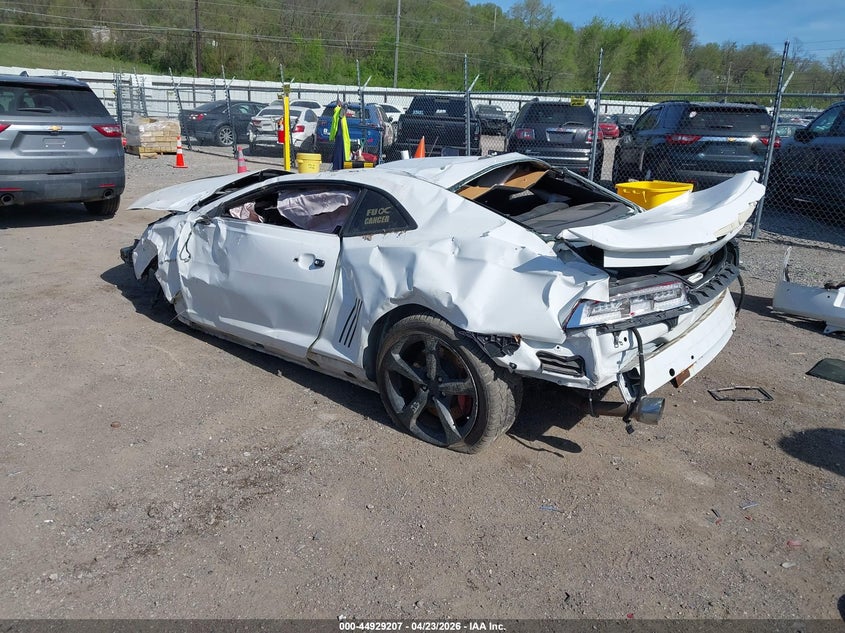 2015 Chevrolet Camaro VIN 2G1FK1EJ6F9205650 IAAI salvage auction — ROLLOVER, Junking Certificate (Iowa), sold $1,000 on 2026-07-28 (photo 3)