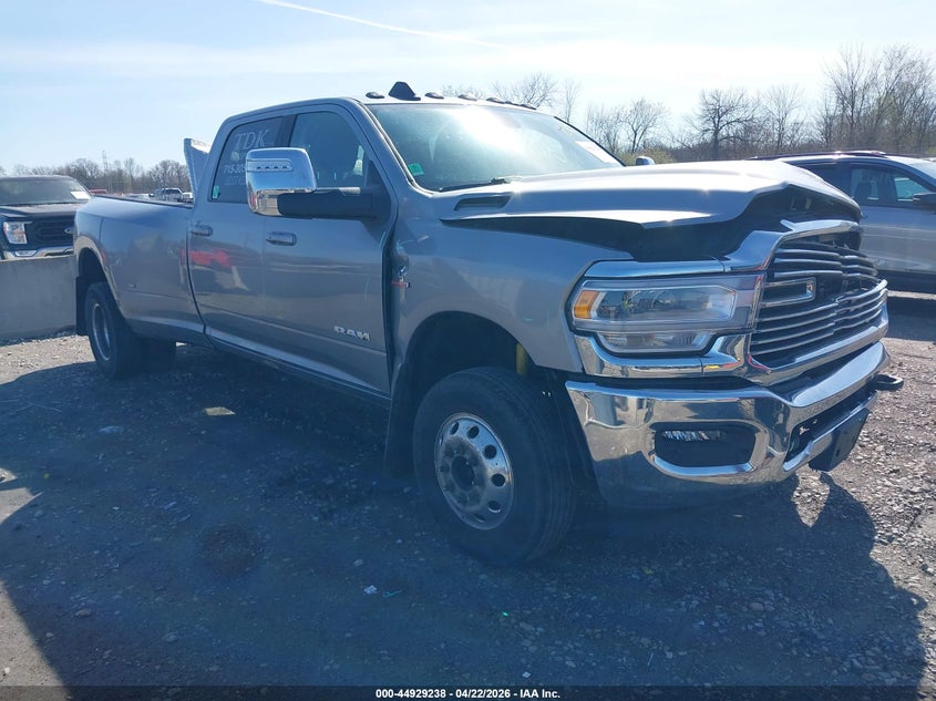 2023 Ram 3500 VIN 3C63RRJL7PG507975 IAAI salvage auction — LEFT FRONT, Clear Claim Paid (Wisconsin), sold $8,100 on 2026-07-09 (photo 1)