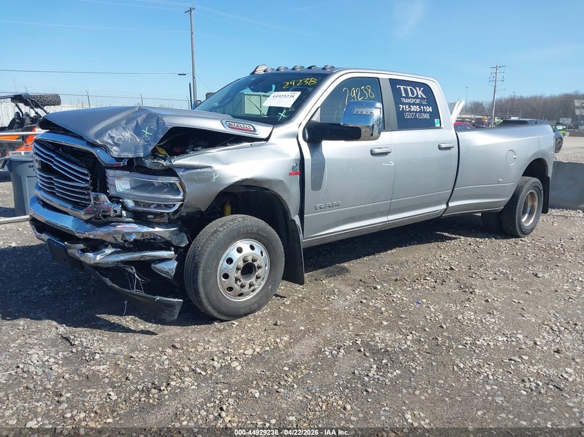 2023 Ram 3500 VIN 3C63RRJL7PG507975 IAAI salvage auction — LEFT FRONT, Clear Claim Paid (Wisconsin), sold $8,100 on 2026-07-09 (photo 2)