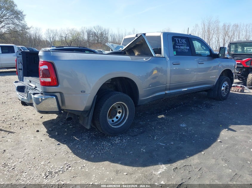 2023 Ram 3500 VIN 3C63RRJL7PG507975 IAAI salvage auction — LEFT FRONT, Clear Claim Paid (Wisconsin), sold $8,100 on 2026-07-09 (photo 4)