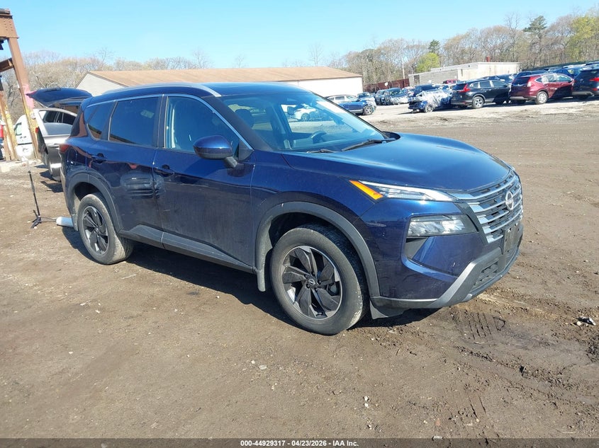 2024 Nissan Rogue VIN JN8BT3BB7RW448640 IAAI salvage auction — LEFT SIDE, Mv-907A (New York), sold $7,450 on 2026-07-21 (photo 1)