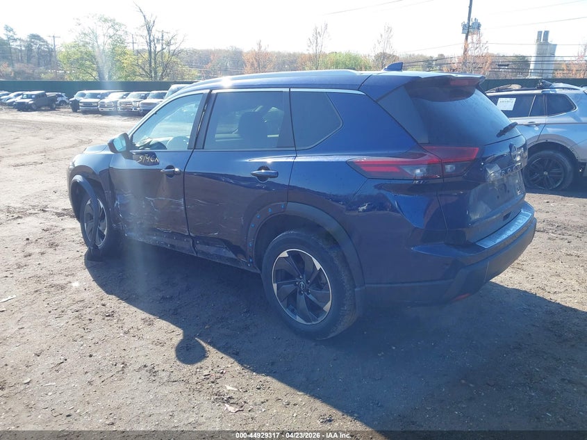 2024 Nissan Rogue VIN JN8BT3BB7RW448640 IAAI salvage auction — LEFT SIDE, Mv-907A (New York), sold $7,450 on 2026-07-21 (photo 3)