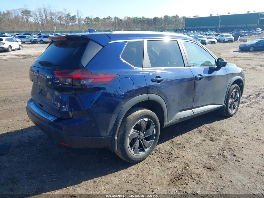 2024 Nissan Rogue VIN JN8BT3BB7RW448640 IAAI salvage auction — LEFT SIDE, Mv-907A (New York), sold $7,450 on 2026-07-21 (photo 4)