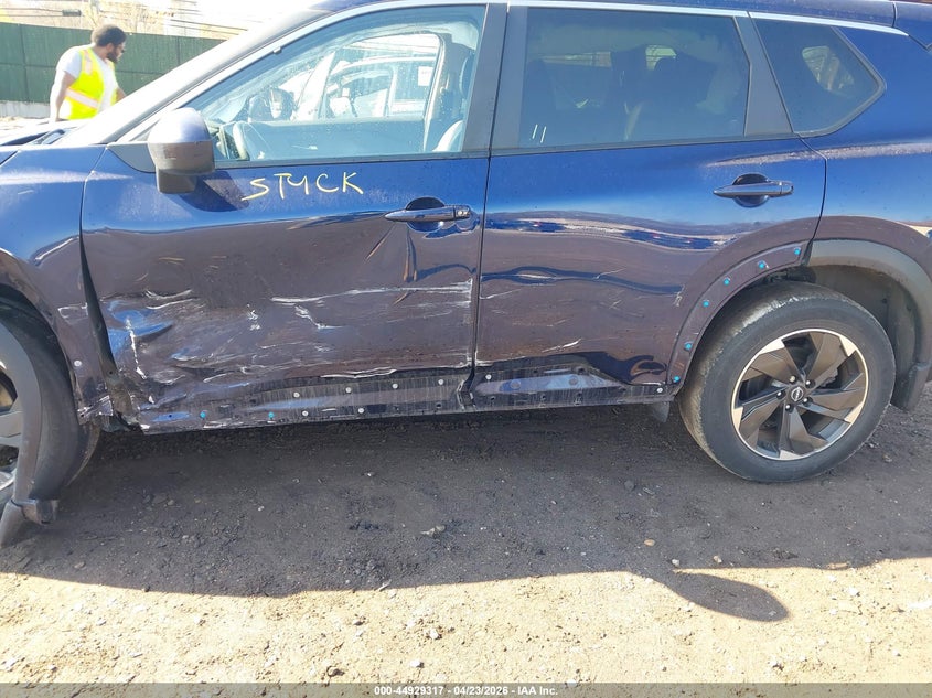 2024 Nissan Rogue VIN JN8BT3BB7RW448640 IAAI salvage auction — LEFT SIDE, Mv-907A (New York), sold $7,450 on 2026-07-21 (photo 6)