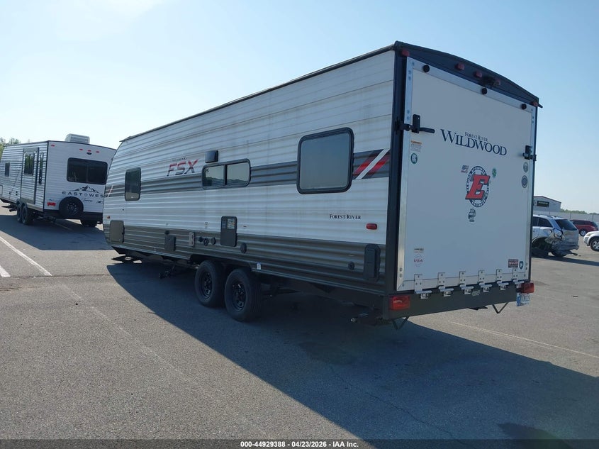 2021 Forest river Wildwood VIN 4X4TWDB29MY098139 IAAI salvage auction — HAIL, Salvage (Indiana), sold $9,700 on 2026-07-08 (photo 3)