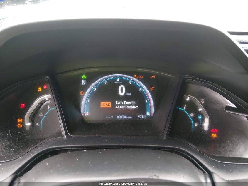 2020 Honda Civic VIN SHHFK7H39LU405709 IAAI salvage auction — FRONT END, Salvage Title, sold $5,550 on 2026-07-20 (photo 7)