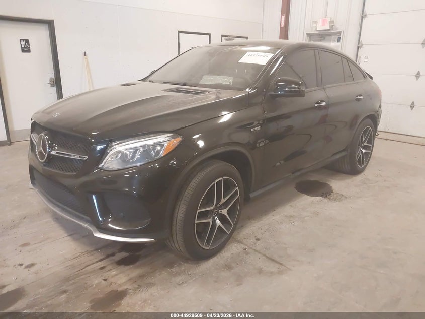 2018 Mercedes-benz Amg gle coupe VIN 4JGED6EB5JA104417 IAAI salvage auction — REAR END, Clear (Michigan), sold $18,000 on 2026-07-21 (photo 2)