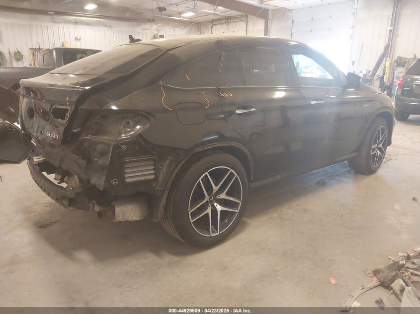 2018 Mercedes-benz Amg gle coupe VIN 4JGED6EB5JA104417 IAAI salvage auction — REAR END, Clear (Michigan), sold $18,000 on 2026-07-21 (photo 4)
