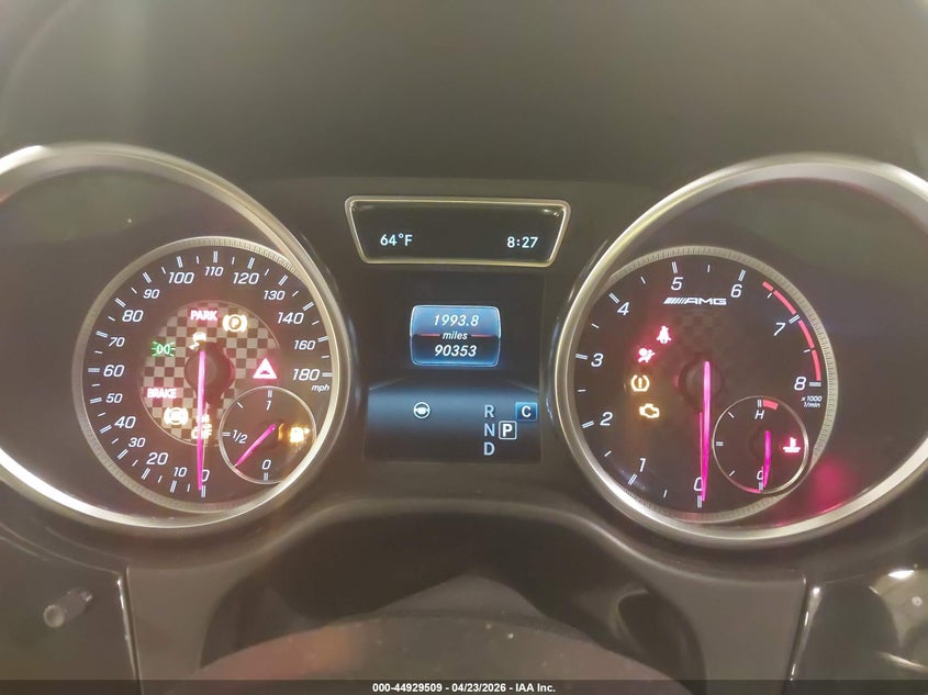 2018 Mercedes-benz Amg gle coupe VIN 4JGED6EB5JA104417 IAAI salvage auction — REAR END, Clear (Michigan), sold $18,000 on 2026-07-21 (photo 7)