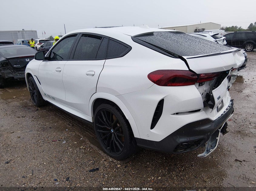 2024 BMW X6 VIN 5UX43EX08R9V08493 IAAI salvage auction — REAR END, Salvage Title, sold $29,250 on 2026-08-27 (photo 3)