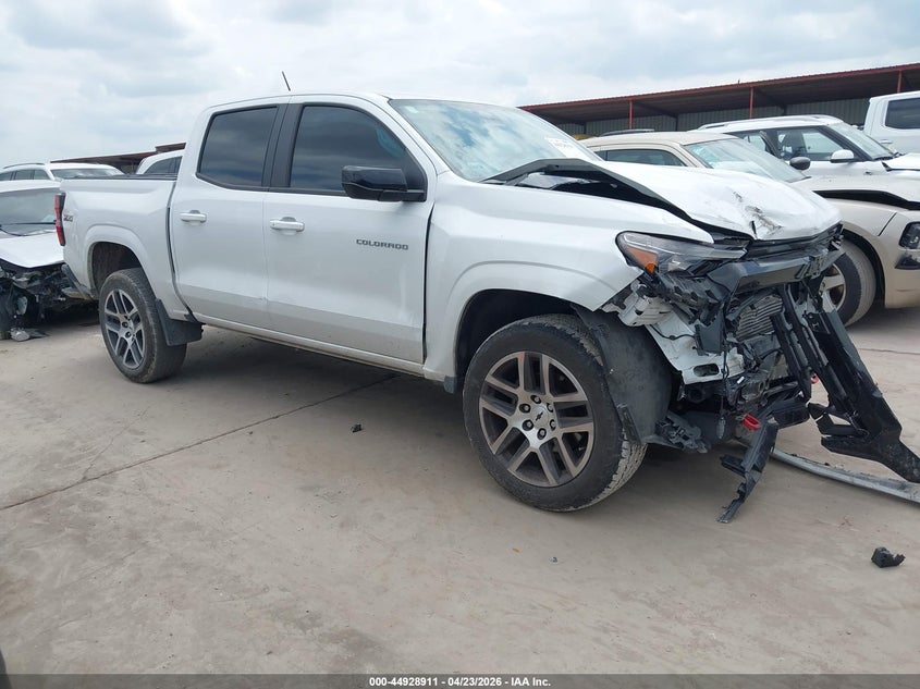 2023 Chevrolet Colorado VIN 1GCPTDEKXP1252737 IAAI salvage auction — FRONT END, Salvage Title, sold $8,400 on 2026-07-09 (photo 1)