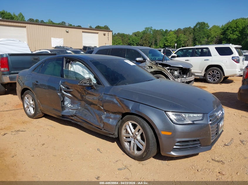 2017 Audi A4 VIN WAUANAF40HN064475 IAAI salvage auction — RIGHT SIDE, Salvage Title, sold $3,950 on 2026-07-13 (photo 1)