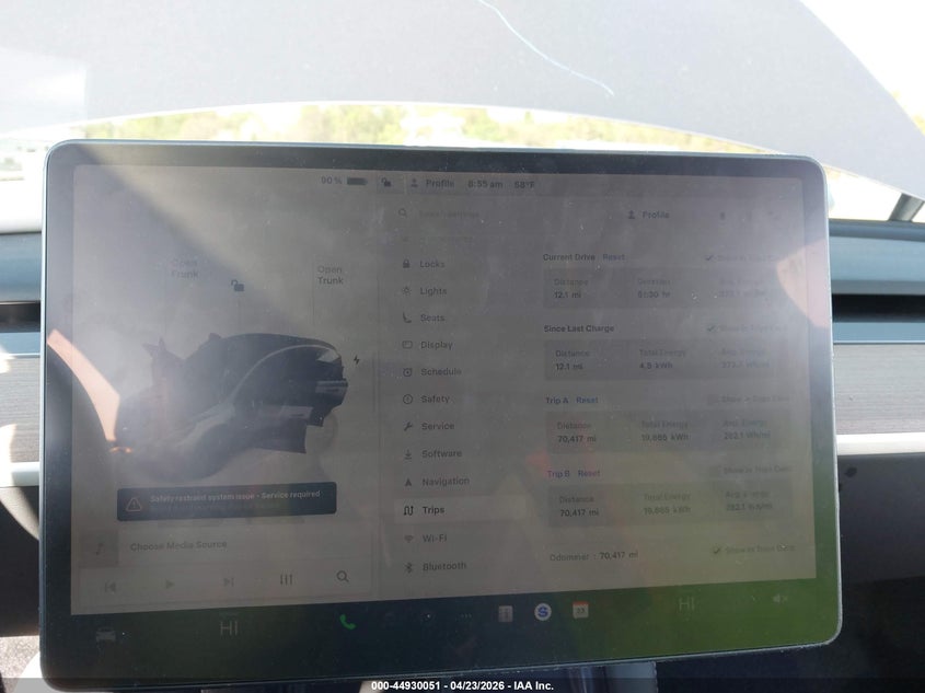 2024 Tesla Model y VIN 7SAYGDEE8RA299293 IAAI salvage auction — SIDE, Salvage Title, sold $11,200 on 2026-07-22 (photo 7)