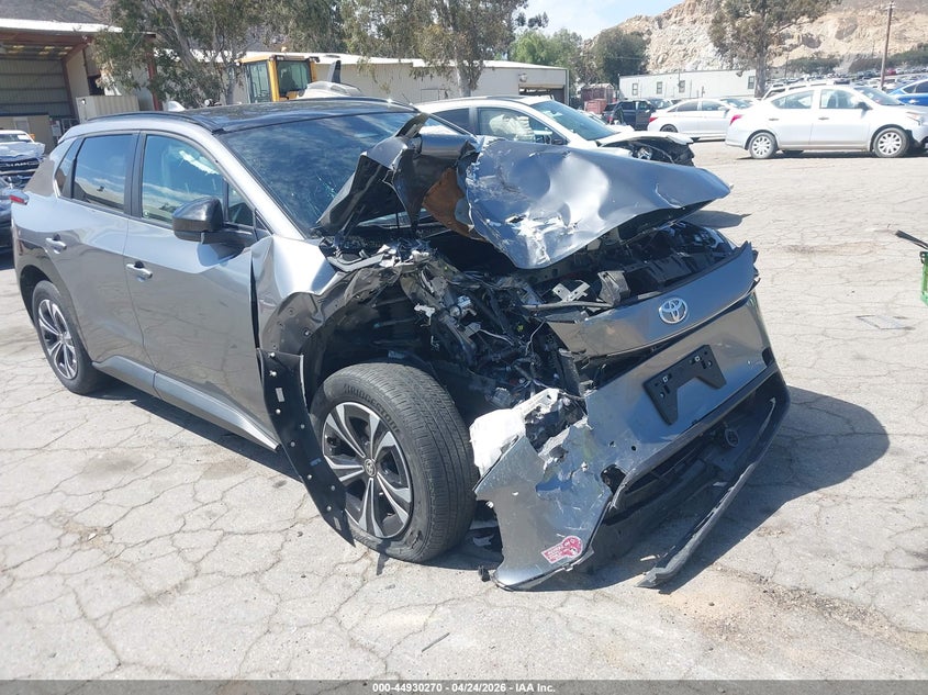 2024 Toyota Bz4x VIN JTMAAAAA2RA033524 IAAI salvage auction — FRONT END, Salvage (California), sold $4,300 on 2026-07-14 (photo 1)