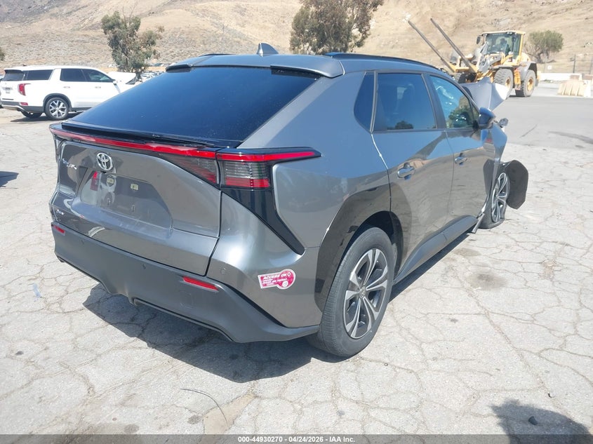 2024 Toyota Bz4x VIN JTMAAAAA2RA033524 IAAI salvage auction — FRONT END, Salvage (California), sold $4,300 on 2026-07-14 (photo 4)