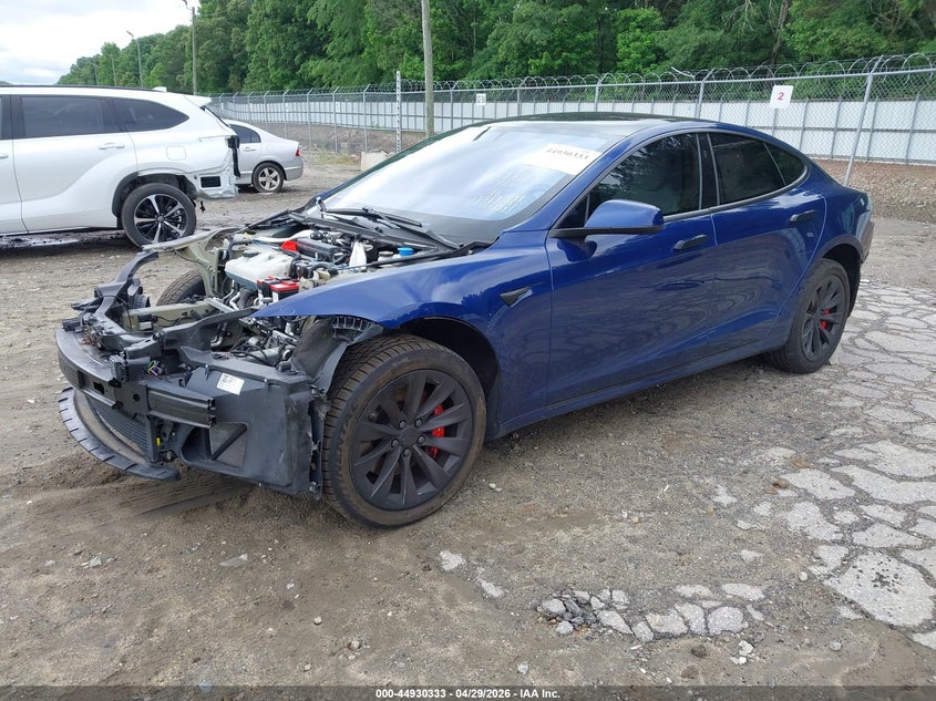 2019 Tesla Model s VIN 5YJSA1E48KF331324 IAAI salvage auction — FRONT & REAR, Salvage (Georgia), sold $9,575 on 2026-07-09 (photo 2)