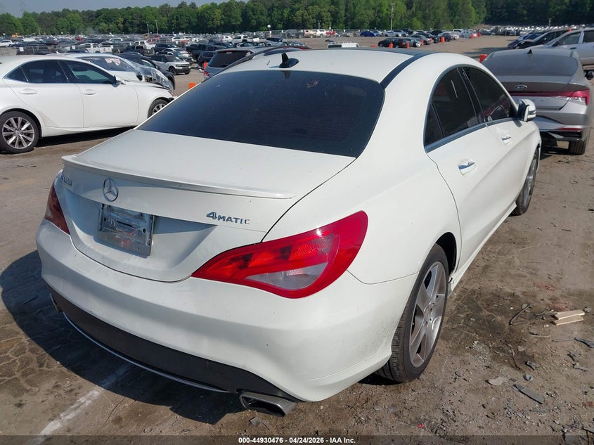 2016 Mercedes-benz Cla-klasse VIN WDDSJ4GB0GN385129 IAAI salvage auction — FRONT END, Salvage (Georgia), sold $2,125 on 2026-07-08 (photo 4)