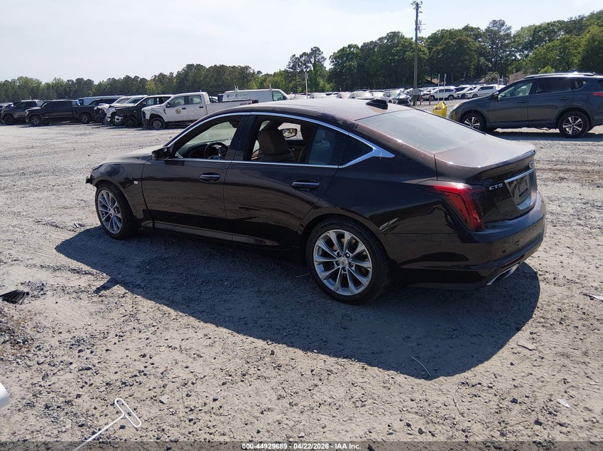 2021 Cadillac Ct5 VIN 1G6DN5RW8M0143441 IAAI salvage auction — FRONT END, Salvage (South Carolina), sold $8,950 on 2026-09-11 (photo 3)