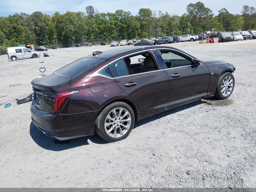 2021 Cadillac Ct5 VIN 1G6DN5RW8M0143441 IAAI salvage auction — FRONT END, Salvage (South Carolina), sold $8,950 on 2026-09-11 (photo 4)
