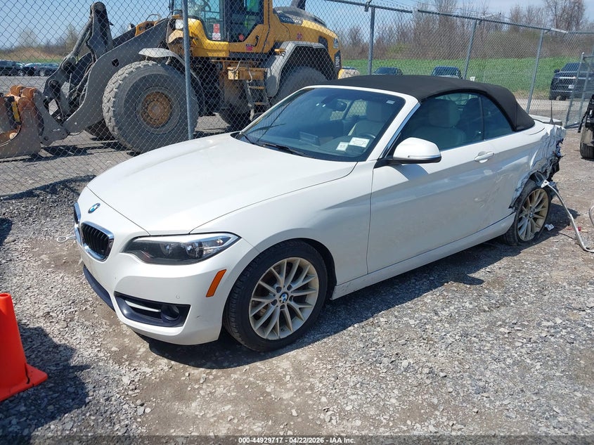 2016 BMW 2er VIN WBA1K9C57GV321974 IAAI salvage auction — REAR END, Salvage Title, sold $2,450 on 2026-07-09 (photo 2)