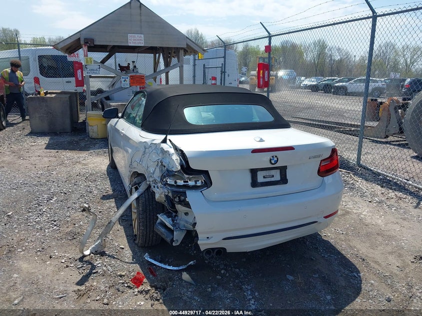 2016 BMW 2er VIN WBA1K9C57GV321974 IAAI salvage auction — REAR END, Salvage Title, sold $2,450 on 2026-07-09 (photo 6)