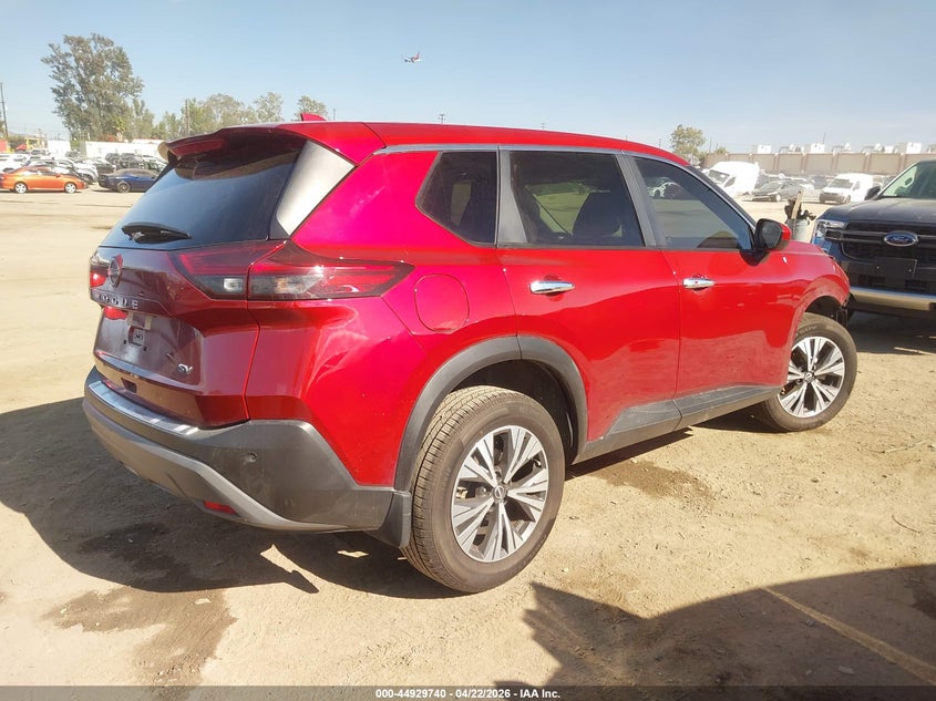 2023 Nissan Rogue VIN JN8BT3BA6PW012799 IAAI salvage auction — FRONT END, Salvage (California), sold $4,650 on 2026-07-08 (photo 4)