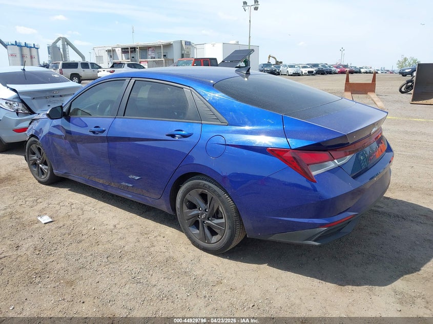 2021 Hyundai Elantra VIN 5NPLM4AG6MH001182 IAAI salvage auction — FRONT END, Salvage Title, sold $2,600 on 2026-07-07 (photo 3)