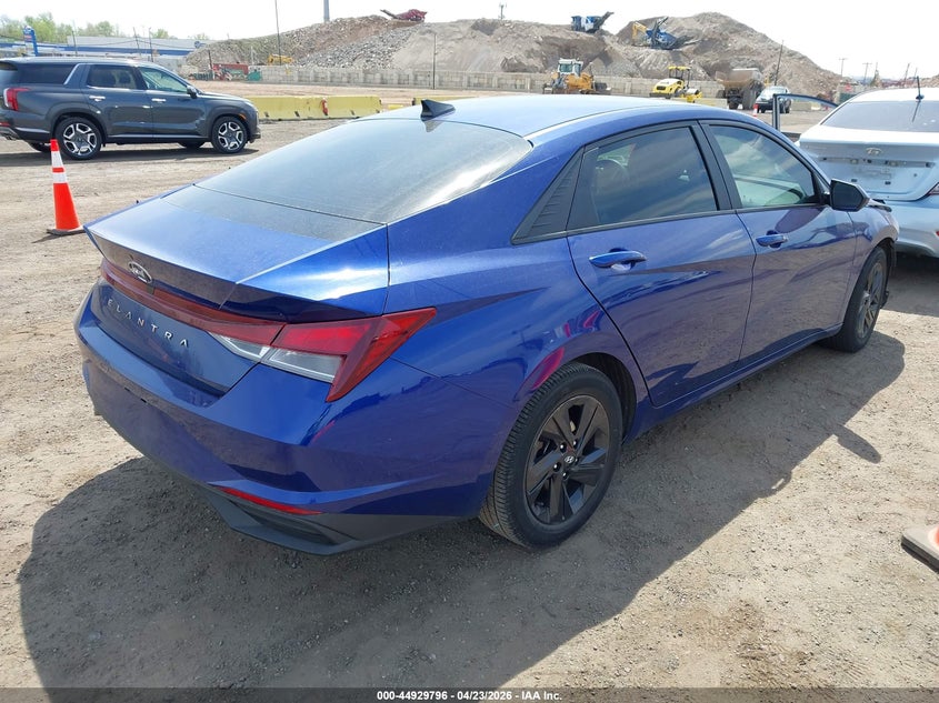 2021 Hyundai Elantra VIN 5NPLM4AG6MH001182 IAAI salvage auction — FRONT END, Salvage Title, sold $2,600 on 2026-07-07 (photo 4)