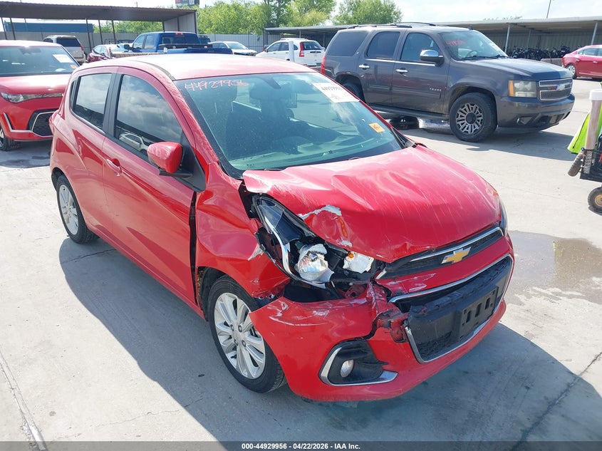 2017 Chevrolet Spark VIN KL8CD6SA9HC777225 IAAI salvage auction — FRONT END, Original (Texas), sold $1,450 on 2026-07-08 (photo 1)