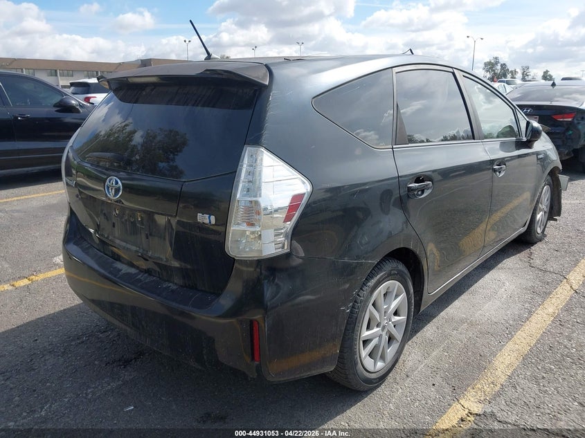 2012 Toyota Prius v VIN JTDZN3EU8C3087915 IAAI salvage auction — FRONT END, Salvage (California), sold $3,000 on 2026-07-14 (photo 4)