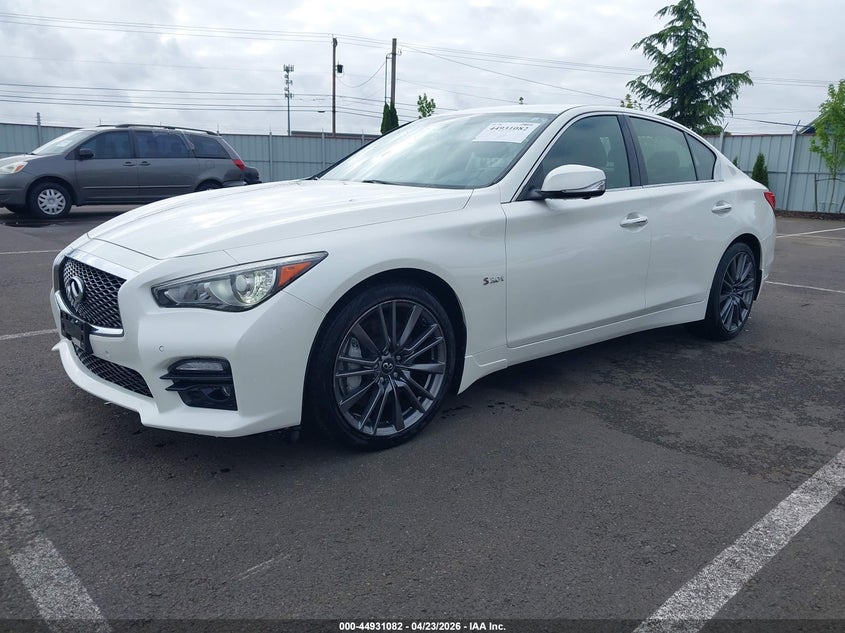 2017 Infiniti Q50 VIN JN1FV7AR5HM871212 IAAI salvage auction — FRONT END, Salvage (Oregon), sold $7,500 on 2026-07-21 (photo 2)