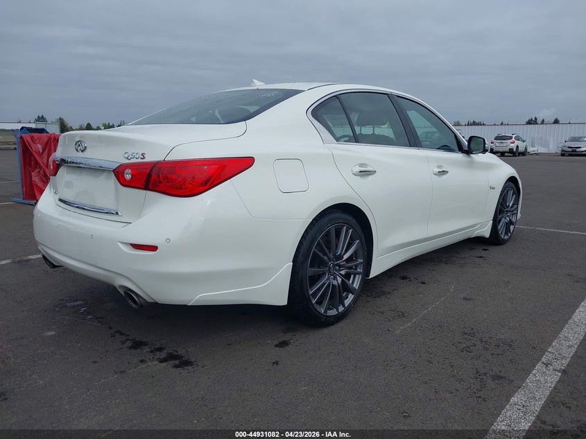 2017 Infiniti Q50 VIN JN1FV7AR5HM871212 IAAI salvage auction — FRONT END, Salvage (Oregon), sold $7,500 on 2026-07-21 (photo 4)