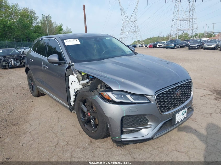 2023 Jaguar F-pace VIN SADCJ2EX2PA715060 IAAI salvage auction — FRONT END, Salvage (Pennsylvania), sold $9,100 on 2026-07-29 (photo 1)