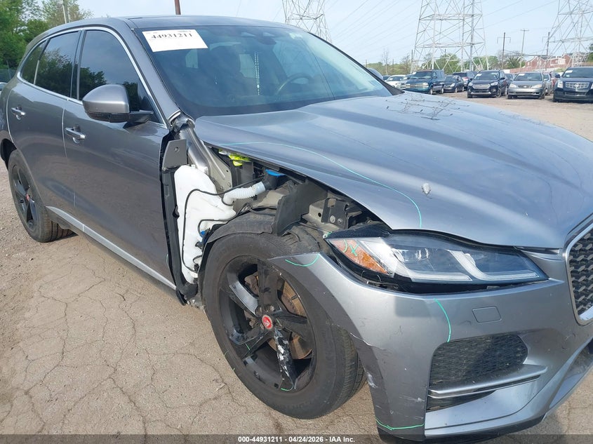 2023 Jaguar F-pace VIN SADCJ2EX2PA715060 IAAI salvage auction — FRONT END, Salvage (Pennsylvania), sold $9,100 on 2026-07-29 (photo 6)