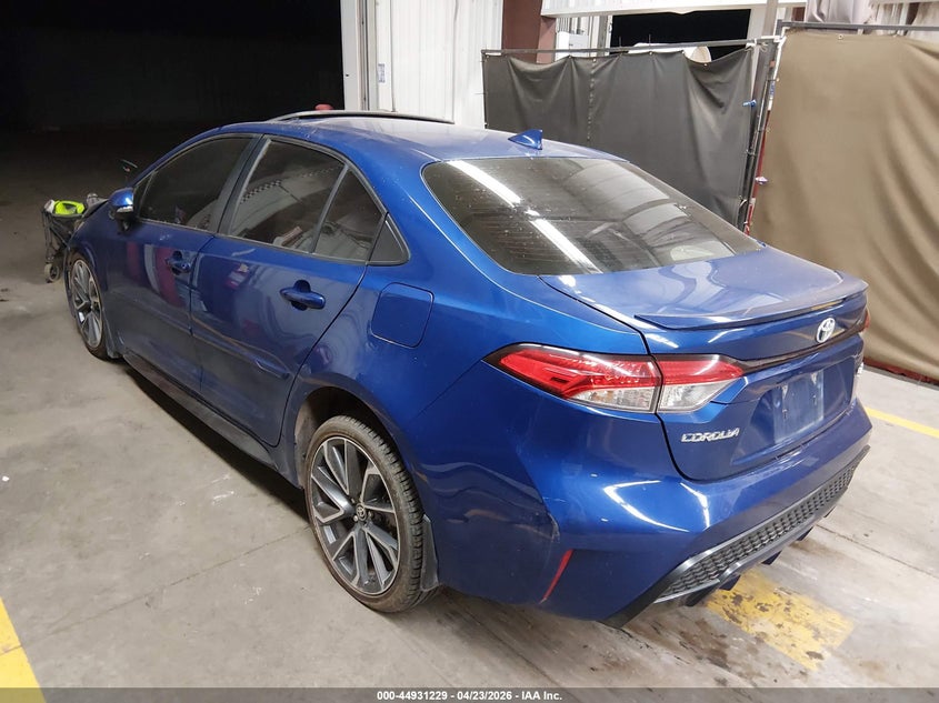 2020 Toyota Corolla VIN JTDP4RCE5LJ018068 IAAI salvage auction — RIGHT SIDE, Salvage (Arizona), sold $4,025 on 2026-07-28 (photo 3)