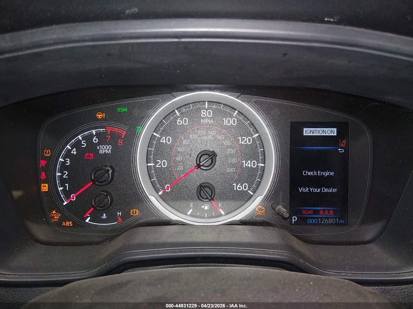 2020 Toyota Corolla VIN JTDP4RCE5LJ018068 IAAI salvage auction — RIGHT SIDE, Salvage (Arizona), sold $4,025 on 2026-07-28 (photo 7)