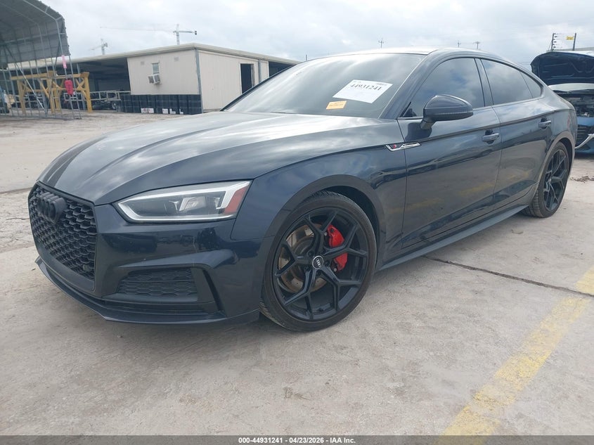 2018 Audi A5 VIN WAUENCF53JA014916 IAAI salvage auction — SIDE, Original (Texas), sold $5,100 on 2026-07-20 (photo 2)