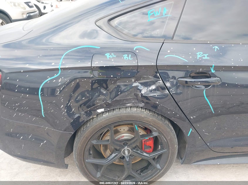 2018 Audi A5 VIN WAUENCF53JA014916 IAAI salvage auction — SIDE, Original (Texas), sold $5,100 on 2026-07-20 (photo 6)