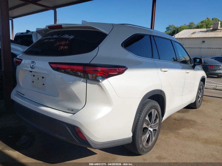 2020 Toyota Highlander VIN 5TDHZRAH6LS501526 IAAI salvage auction — FRONT END, Salvage (California), sold $11,700 on 2026-07-14 (photo 4)