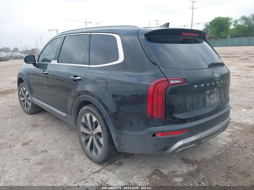 2021 Kia Telluride VIN 5XYP64HC0MG139712 IAAI salvage auction — RIGHT SIDE, Original (Texas), sold $5,250 on 2026-07-13 (photo 3)