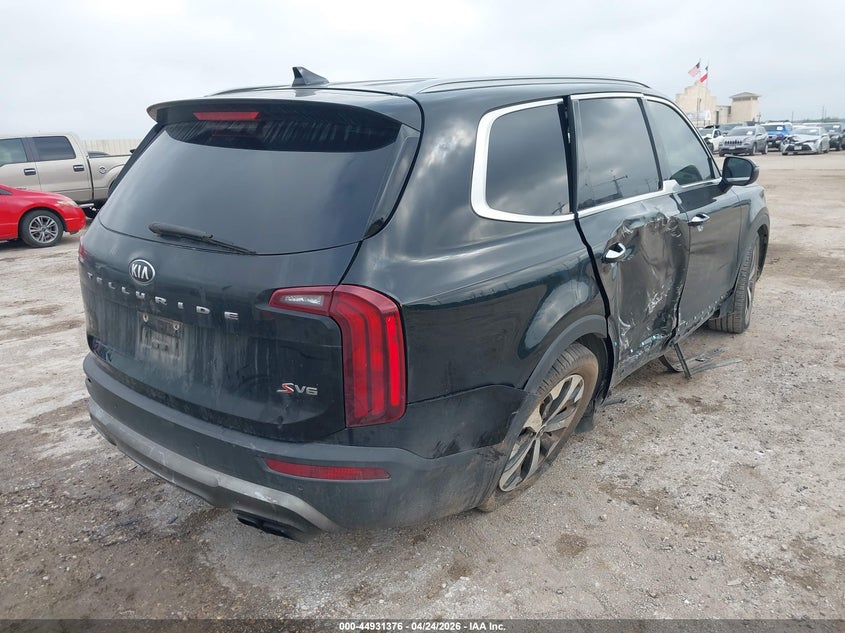 2021 Kia Telluride VIN 5XYP64HC0MG139712 IAAI salvage auction — RIGHT SIDE, Original (Texas), sold $5,250 on 2026-07-13 (photo 4)