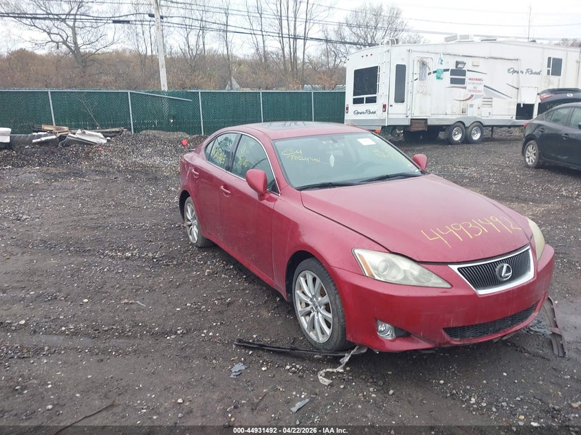 2006 Lexus Is 250 VIN JTHCK262162007529 IAAI salvage auction — UNKNOWN, Bill Of Sale (New York), sold $550 on 2026-07-14 (photo 1)