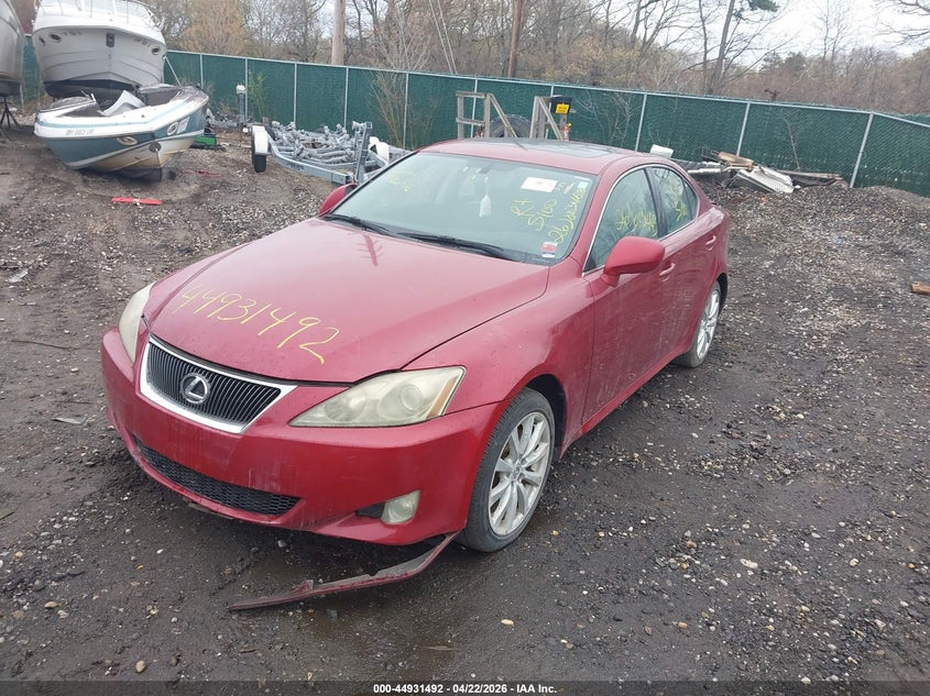 2006 Lexus Is 250 VIN JTHCK262162007529 IAAI salvage auction — UNKNOWN, Bill Of Sale (New York), sold $550 on 2026-07-14 (photo 2)