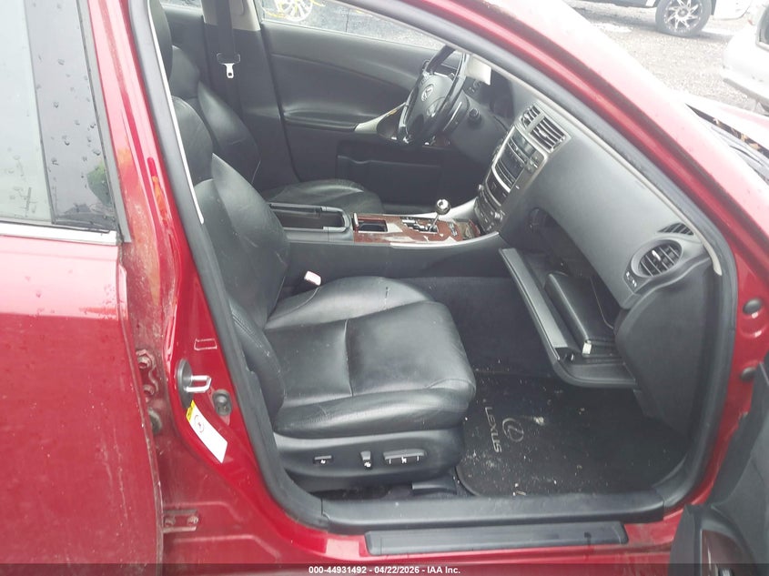 2006 Lexus Is 250 VIN JTHCK262162007529 IAAI salvage auction — UNKNOWN, Bill Of Sale (New York), sold $550 on 2026-07-14 (photo 5)
