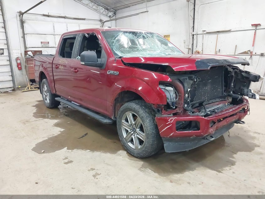 2018 Ford F-150 VIN 1FTEW1EP8JFE08633 IAAI salvage auction — FRONT END, Salvage Title, sold $3,250 on 2026-07-19 (photo 1)